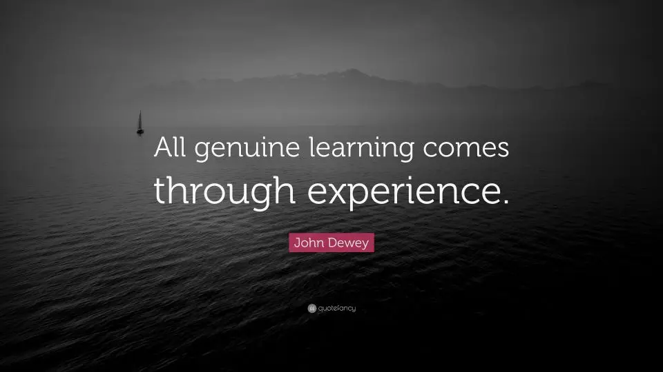 Importance of Learning from Experience